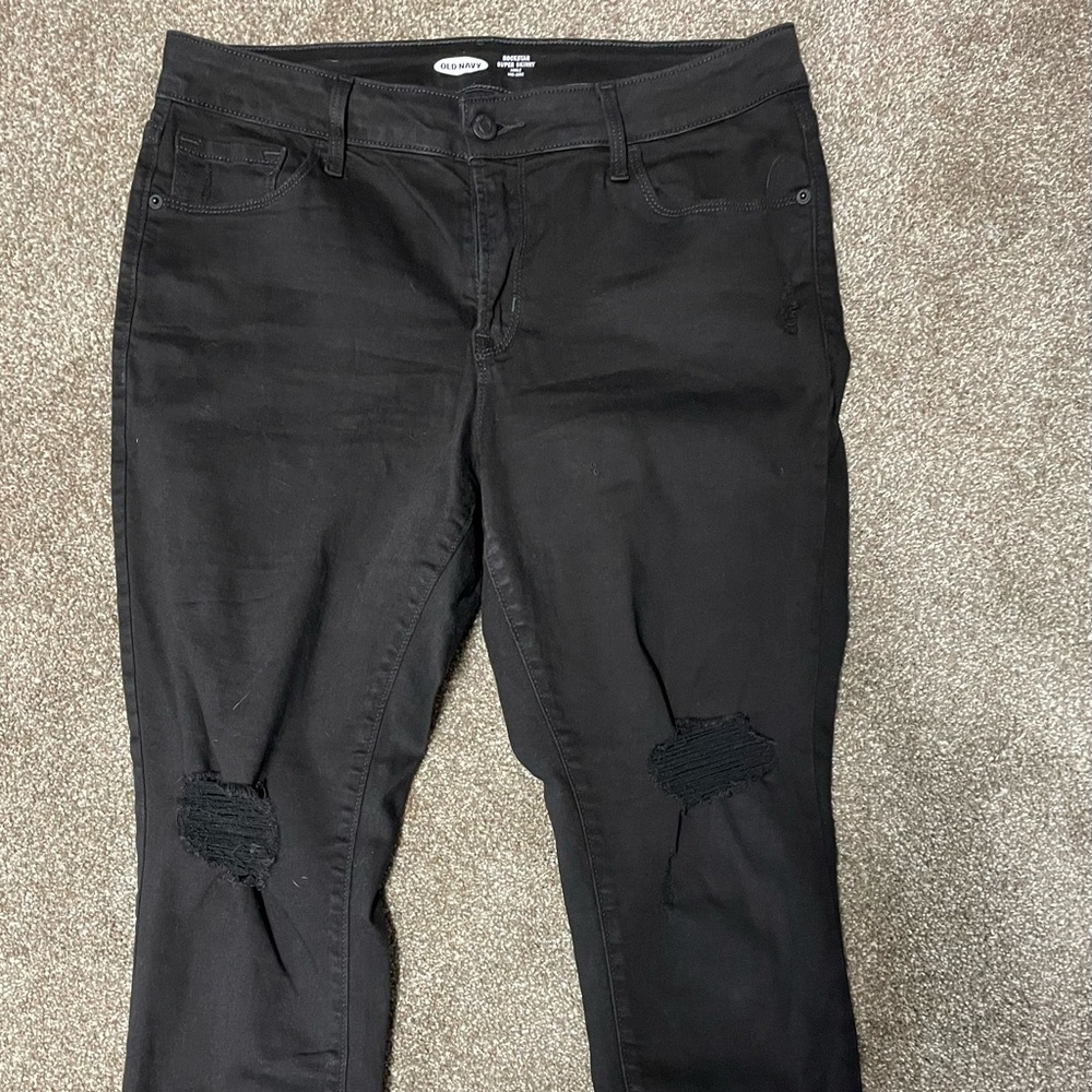 Super skinny rockstar jeans.